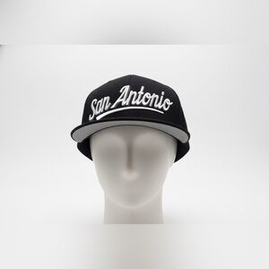 San Antonio Black and white cap